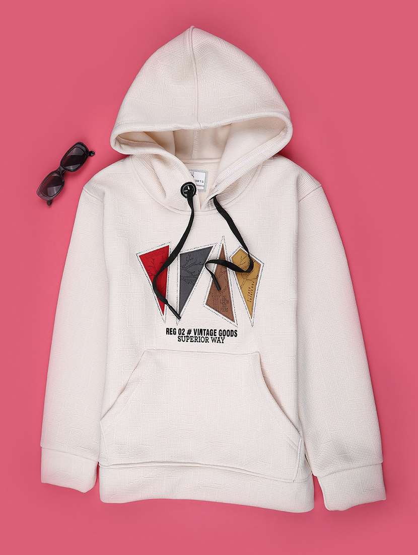 boys printed long sleeve sweatshirt