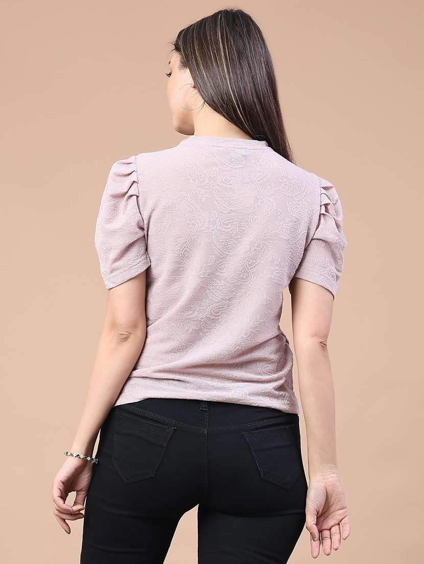 women self designed puff sleeve top - 22248780 -  Standard Image - 3