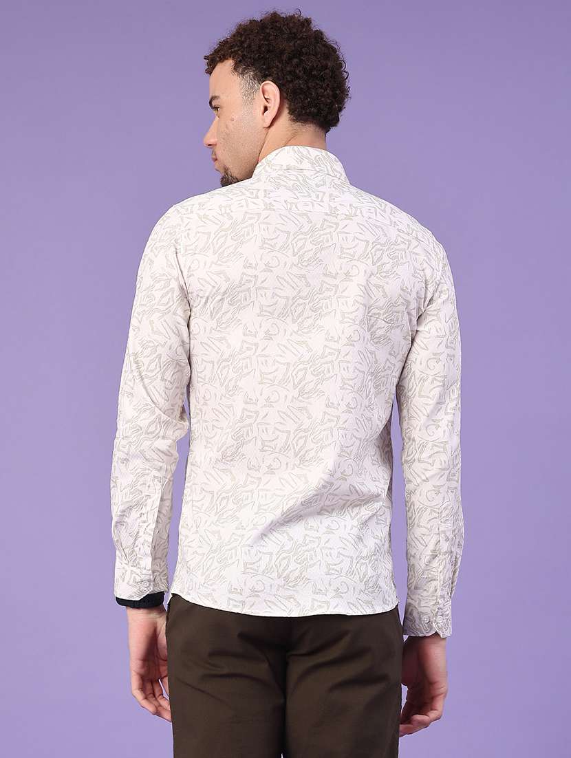 men white cotton casual shirt - 22248802 -  Standard Image - 3