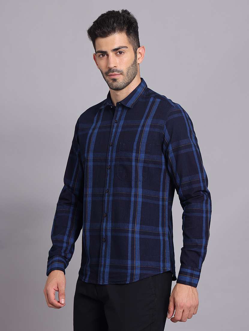 Men Collared Long Sleeve Regular Fit Shirt - 22248872 -  Standard Image - 5