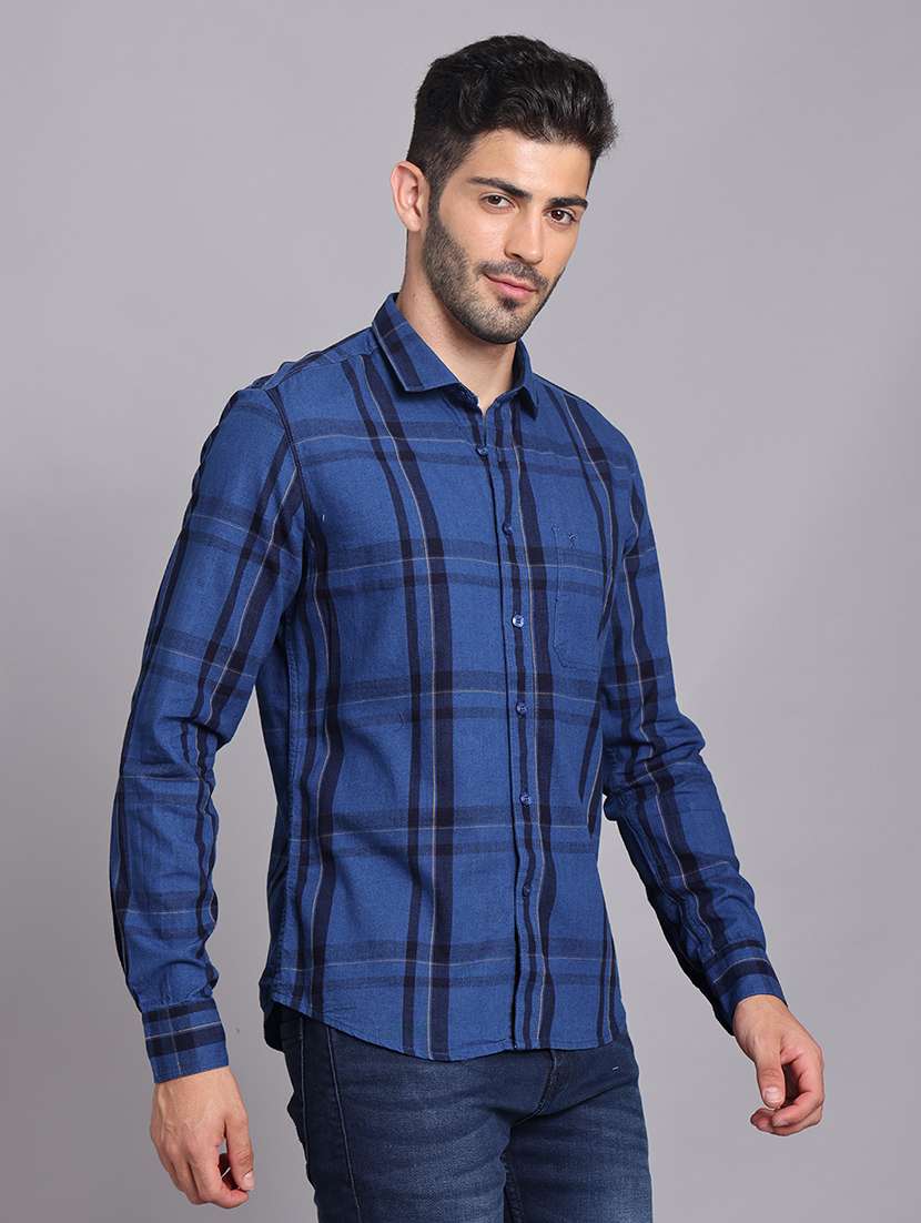 men collared long sleeve regular fit shirt - 22248874 -  Standard Image - 3