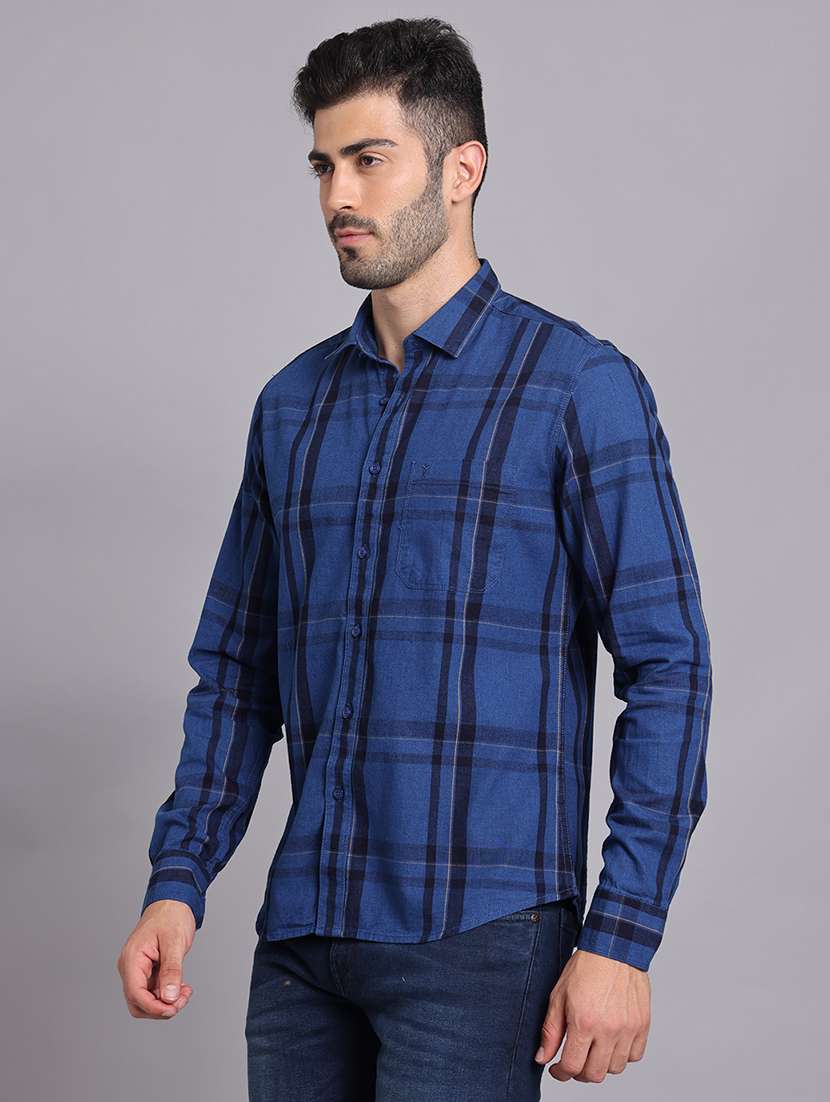 men collared long sleeve regular fit shirt - 22248874 -  Standard Image - 5