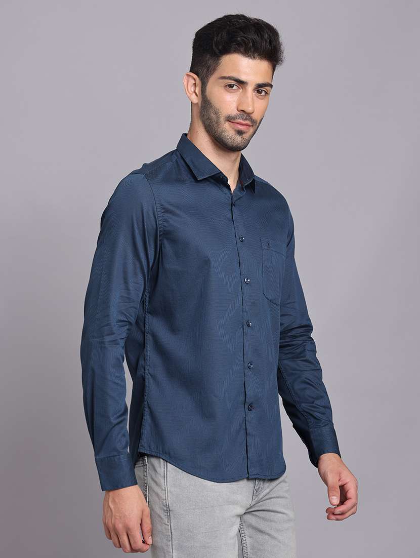 men collared long sleeve regular fit shirt - 22248876 -  Standard Image - 3