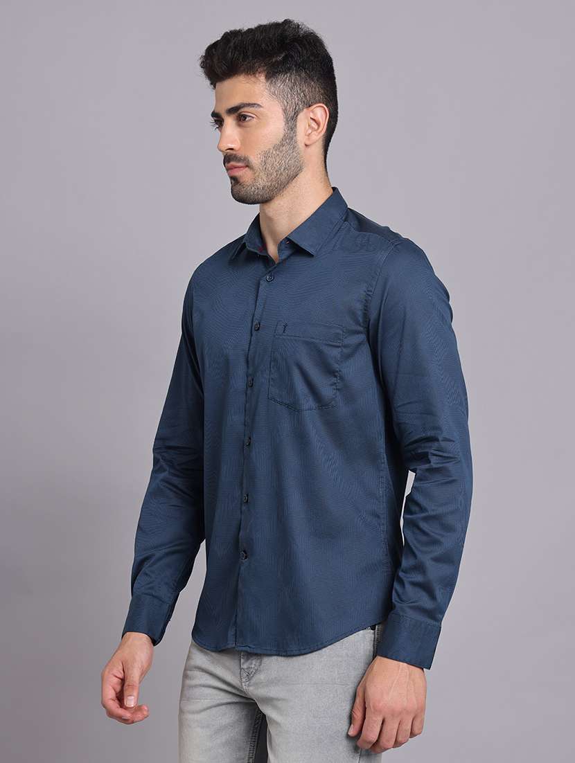 men collared long sleeve regular fit shirt - 22248876 -  Standard Image - 5