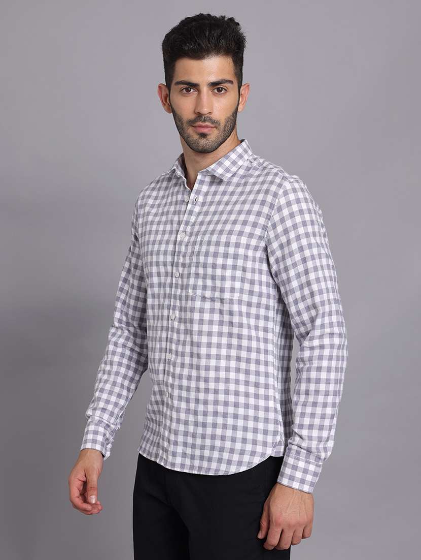men collared long sleeve regular fit shirt - 22248884 -  Standard Image - 3