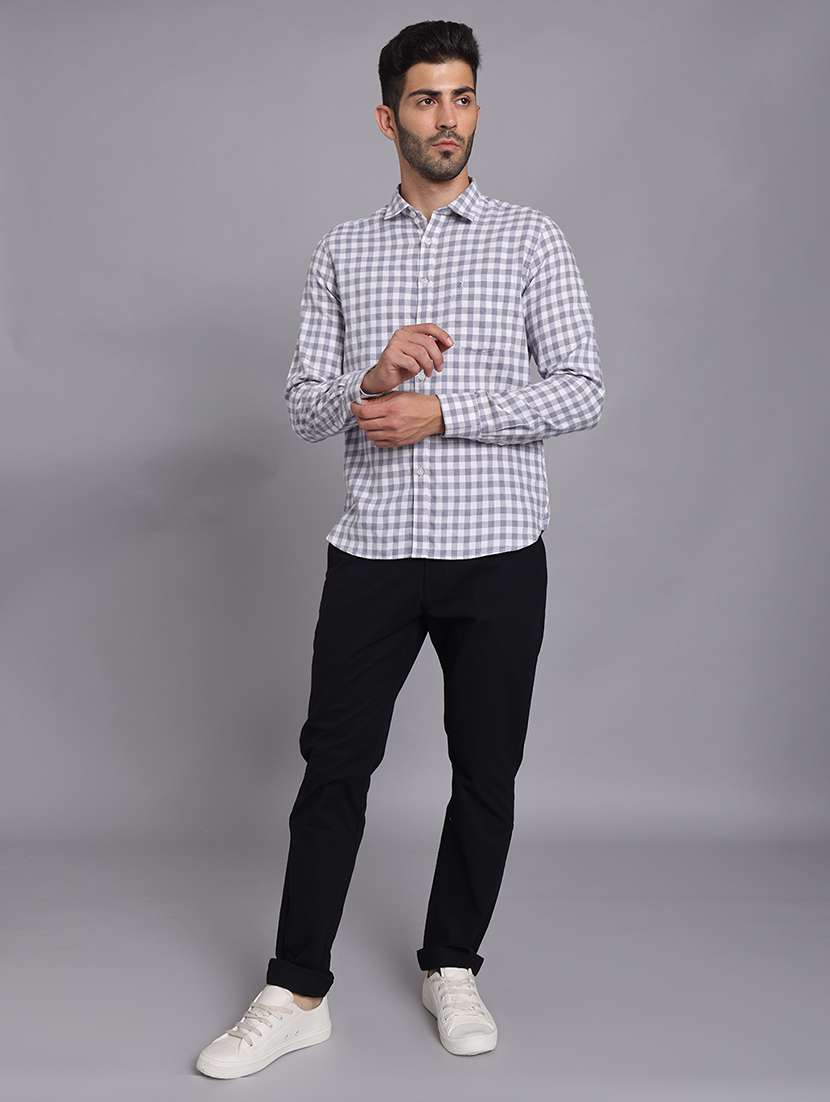 men collared long sleeve regular fit shirt - 22248884 -  Standard Image - 5