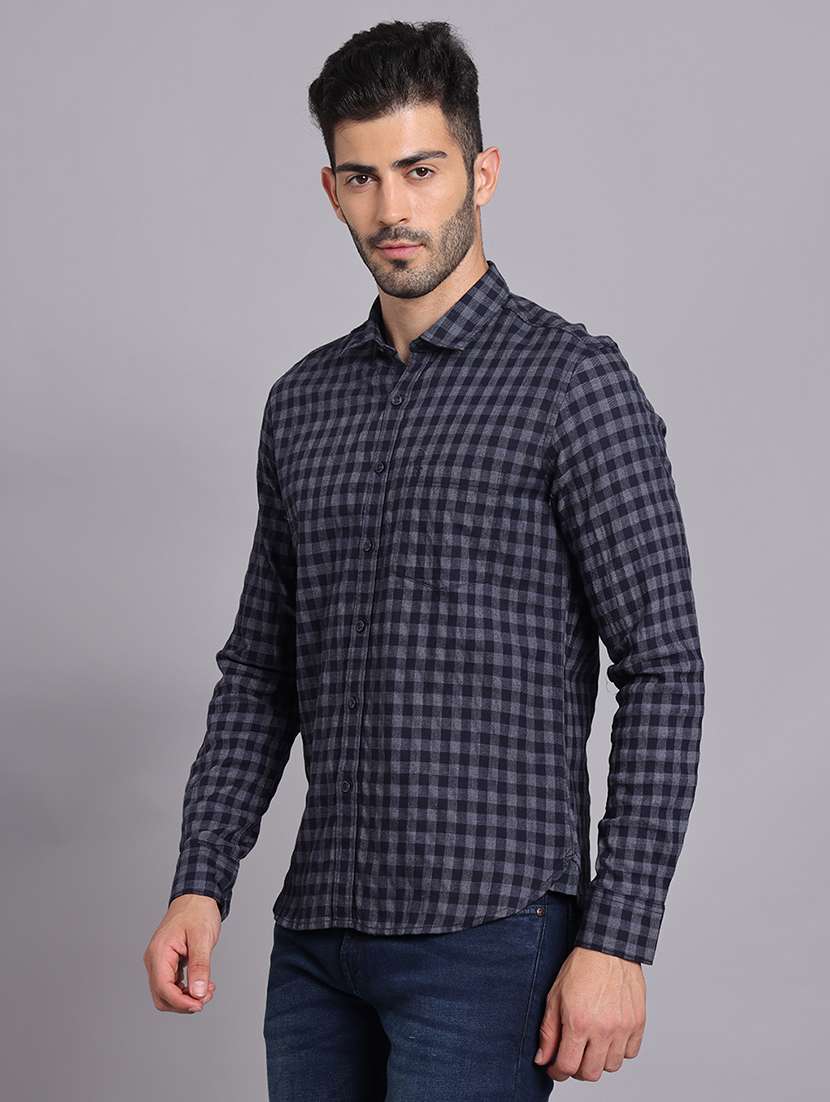men collared long sleeve regular fit shirt - 22248886 -  Standard Image - 5