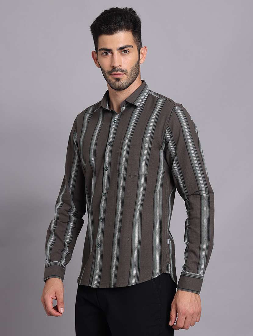 men collared long sleeve regular fit shirt - 22248892 -  Standard Image - 5