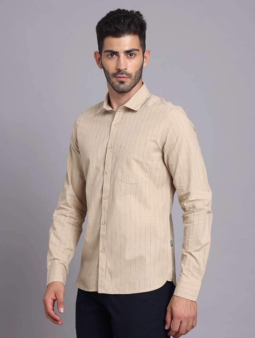 men collared long sleeve regular fit shirt - 22248894 -  Standard Image - 3