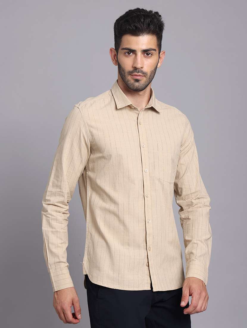 men collared long sleeve regular fit shirt - 22248894 -  Standard Image - 5