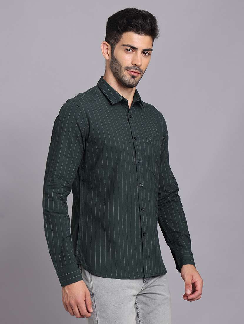 men collared long sleeve regular fit shirt - 22248895 -  Standard Image - 3