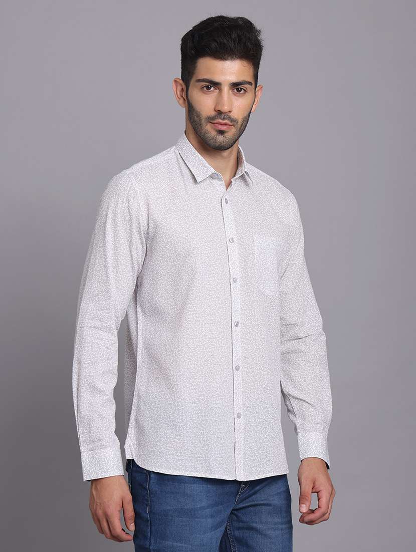 men collared long sleeve regular fit shirt - 22248901 -  Standard Image - 3