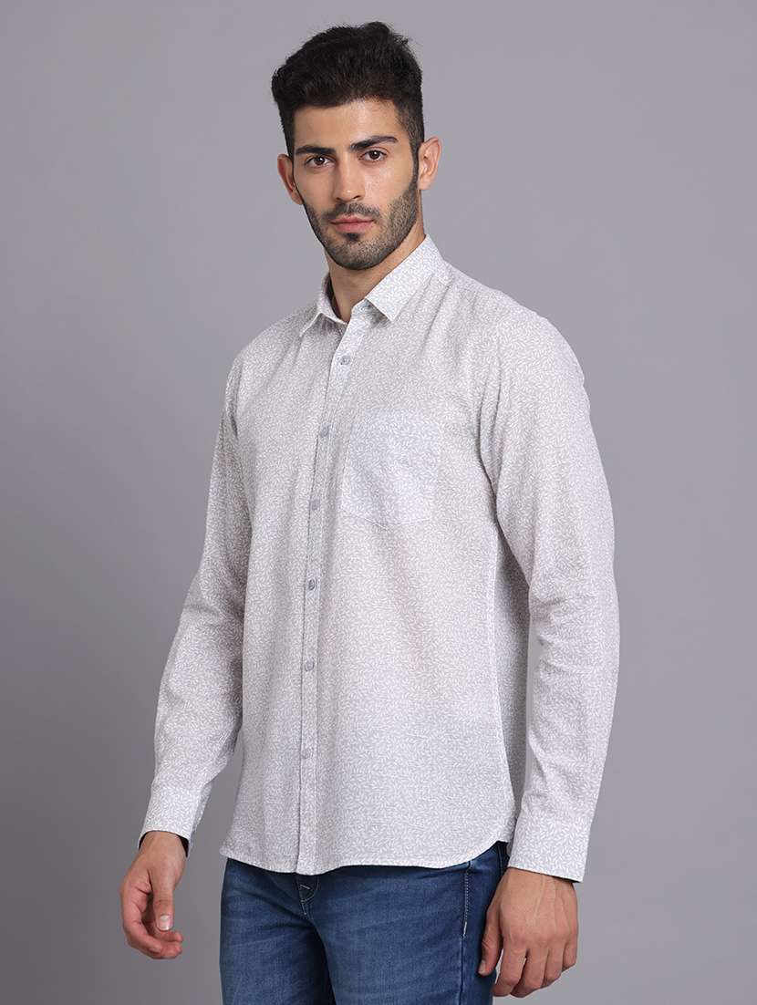 men collared long sleeve regular fit shirt - 22248901 -  Standard Image - 5