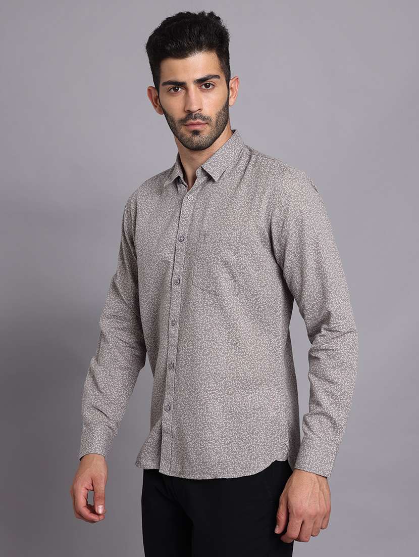 men collared long sleeve regular fit shirt - 22248902 -  Standard Image - 3