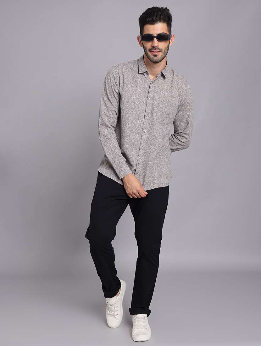 men collared long sleeve regular fit shirt - 22248902 -  Standard Image - 5