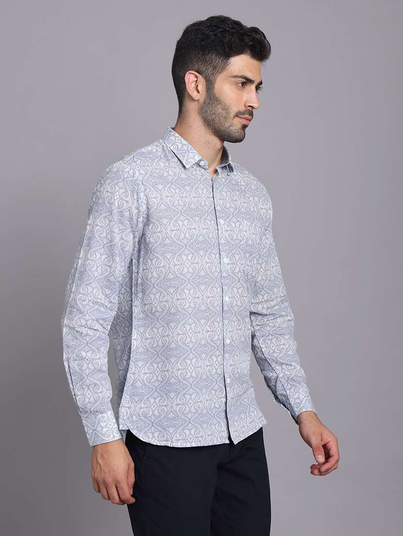 men collared long sleeve regular fit shirt - 22248905 -  Standard Image - 5