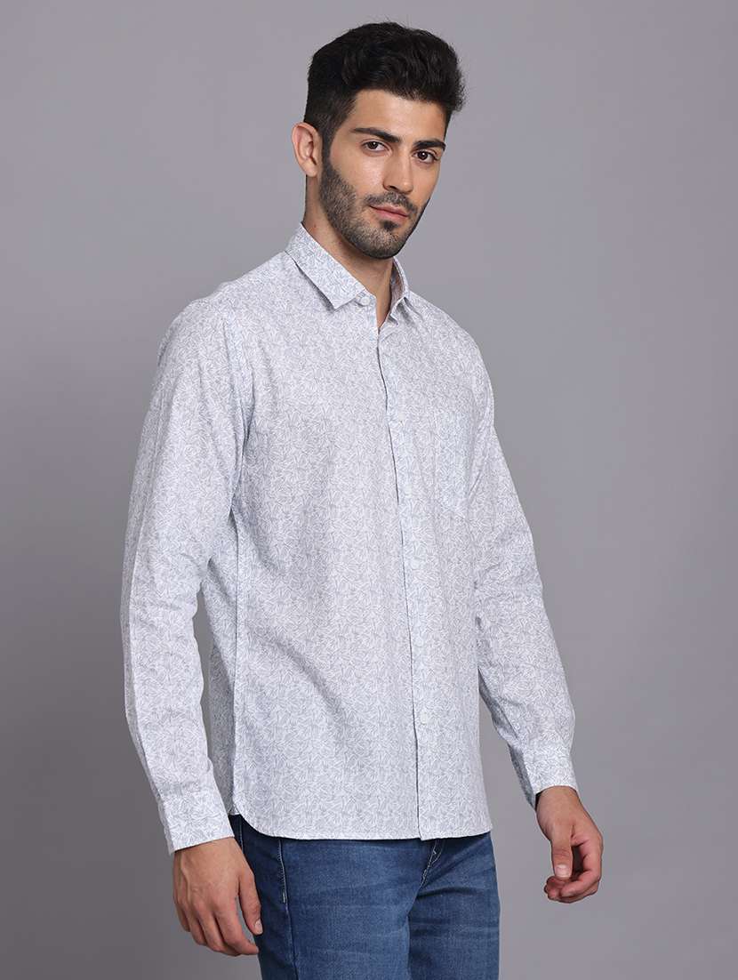 men collared long sleeve regular fit shirt - 22248907 -  Standard Image - 3