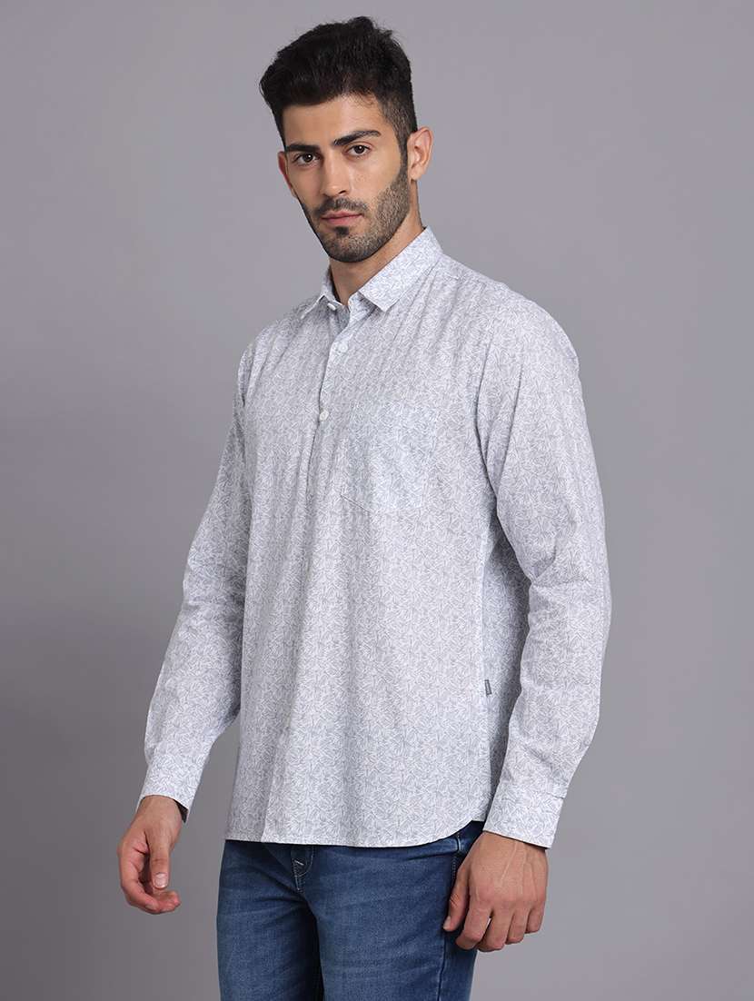men collared long sleeve regular fit shirt - 22248907 -  Standard Image - 5