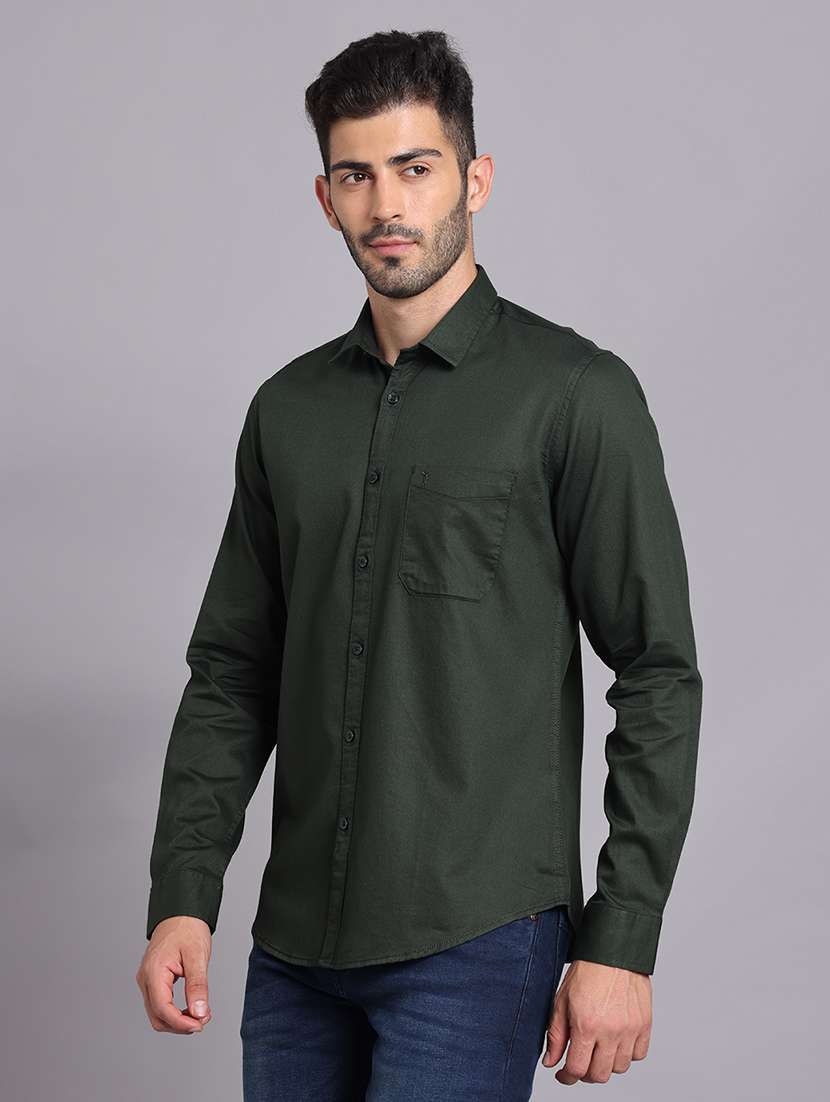men collared long sleeve regular fit shirt - 22248909 -  Standard Image - 3