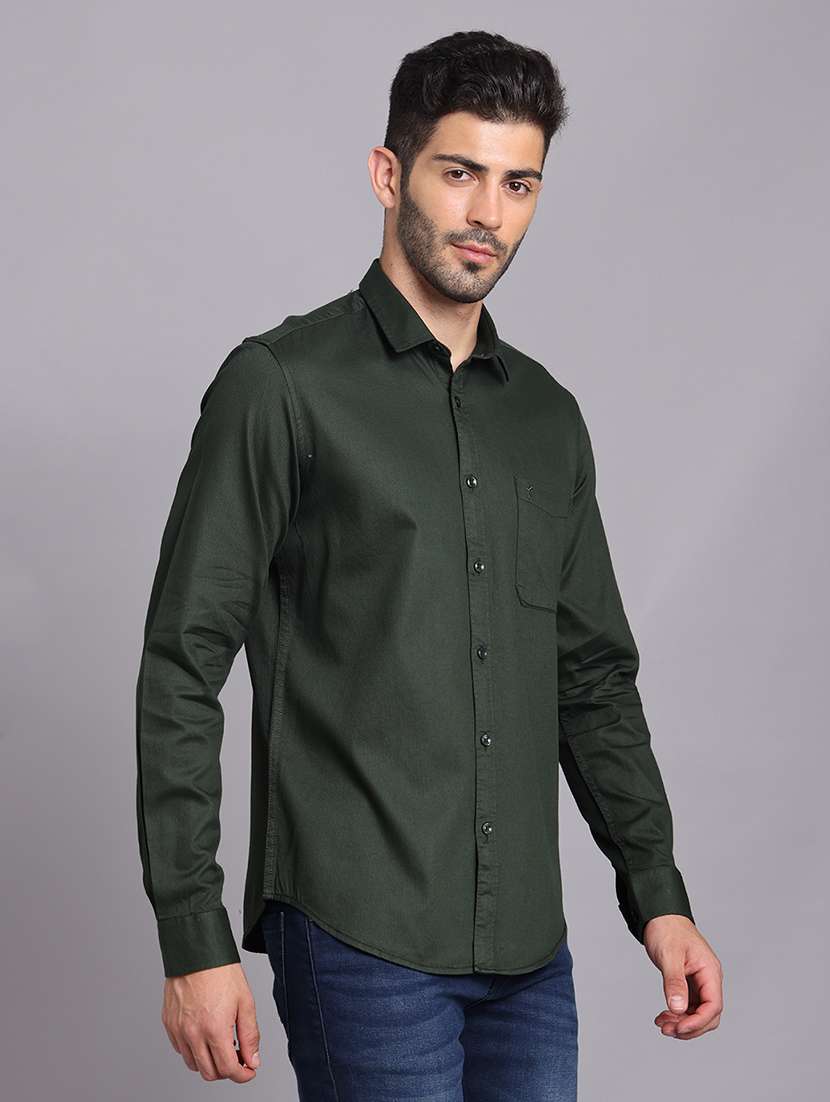 men collared long sleeve regular fit shirt - 22248909 -  Standard Image - 5