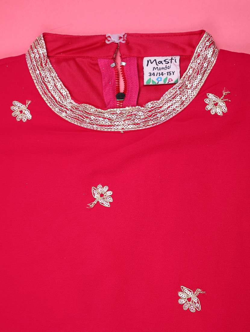 pink cotton full length sets coords set - 22249202 -  Standard Image - 3