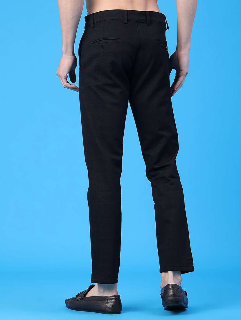 men self design mid rise chinos casual trouser - 22249317 -  Standard Image - 3