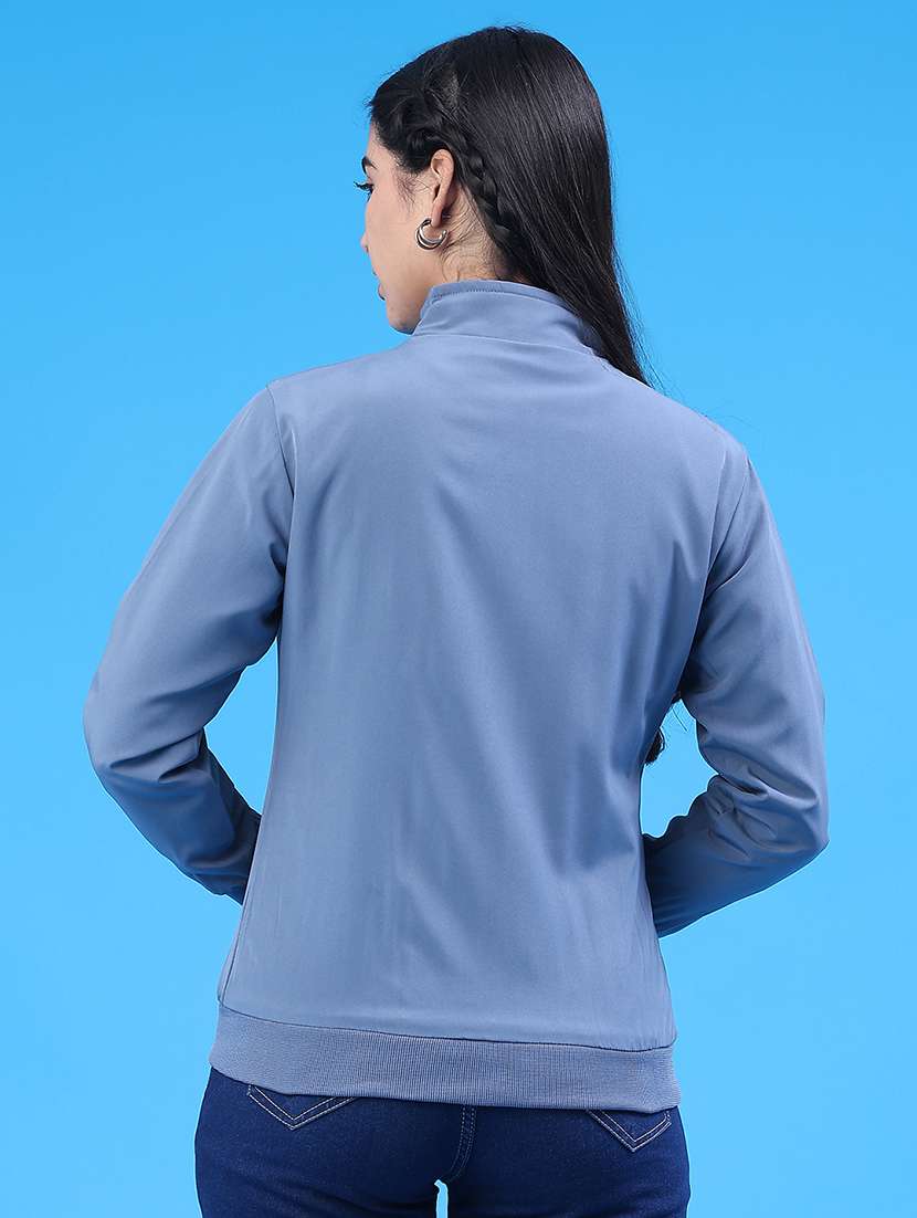 Women Solid Long Sleeve Regular Jacket - 22249622 -  Standard Image - 3