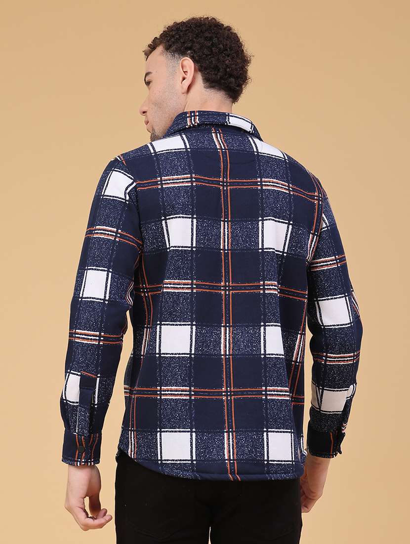 men checkered long sleeve regualr fit casual shirt - 22249894 -  Standard Image - 3
