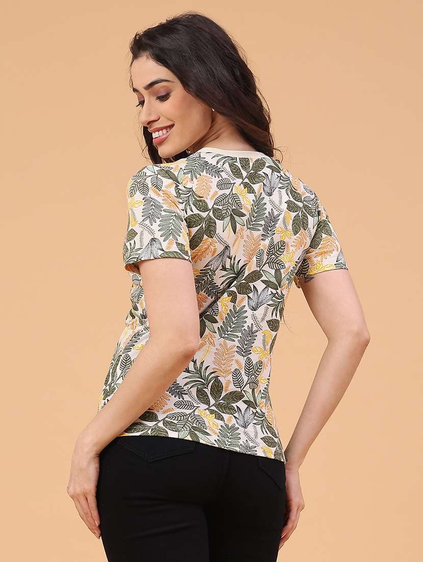 women printed short sleeve t-shirt - 22250086 -  Standard Image - 3