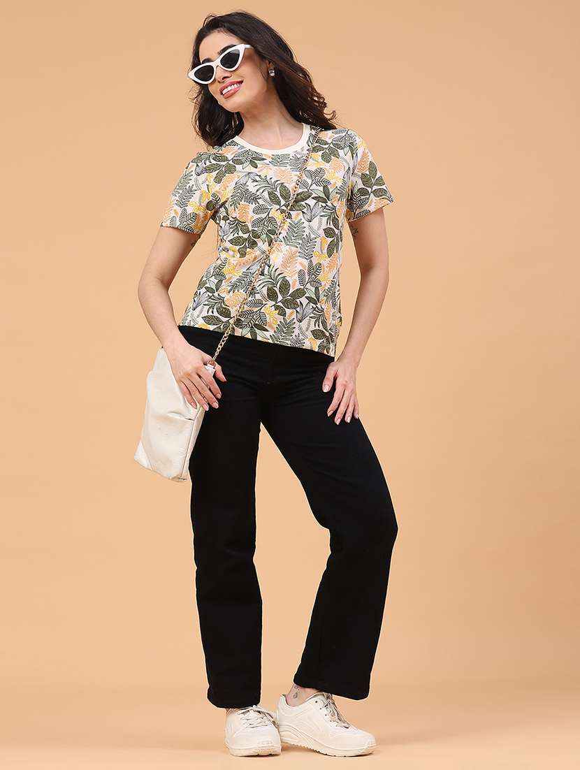 women printed short sleeve t-shirt - 22250086 -  Standard Image - 5