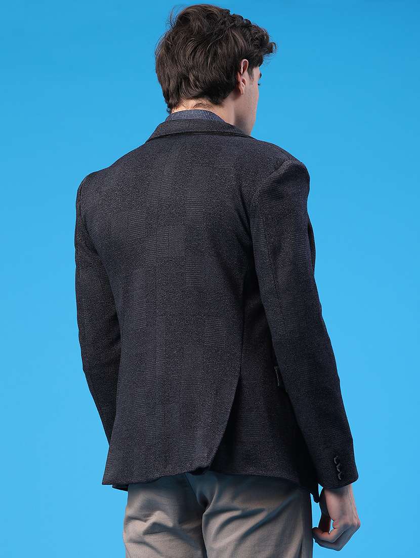 men solid long sleeve single breasted blazer - 22250092 -  Standard Image - 3