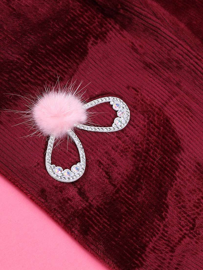 girls solid mid rise winterwear leggings - 22250281 -  Standard Image - 3