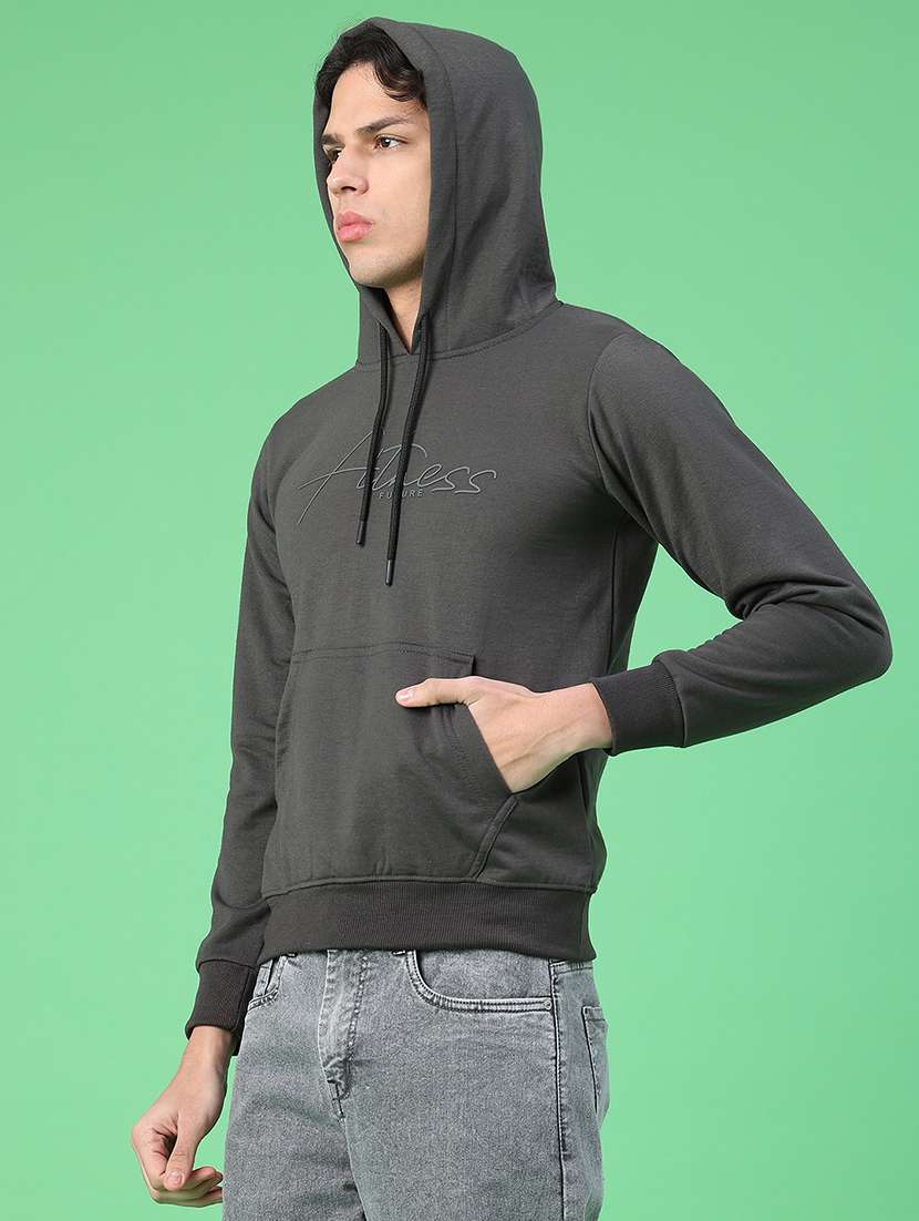 men chest print long sleeve regular fit sweatshirt - 22250730 -  Standard Image - 3