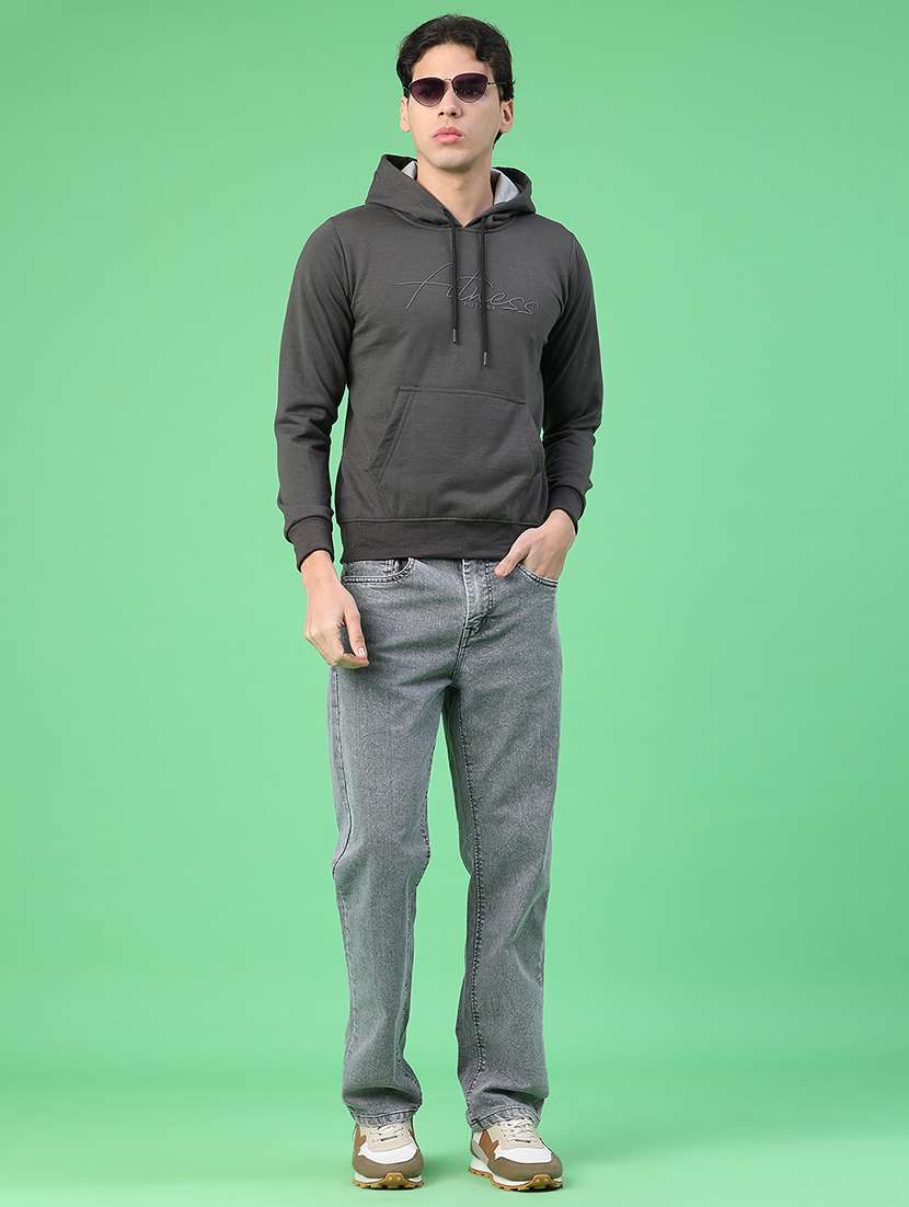 men chest print long sleeve regular fit sweatshirt - 22250730 -  Standard Image - 5