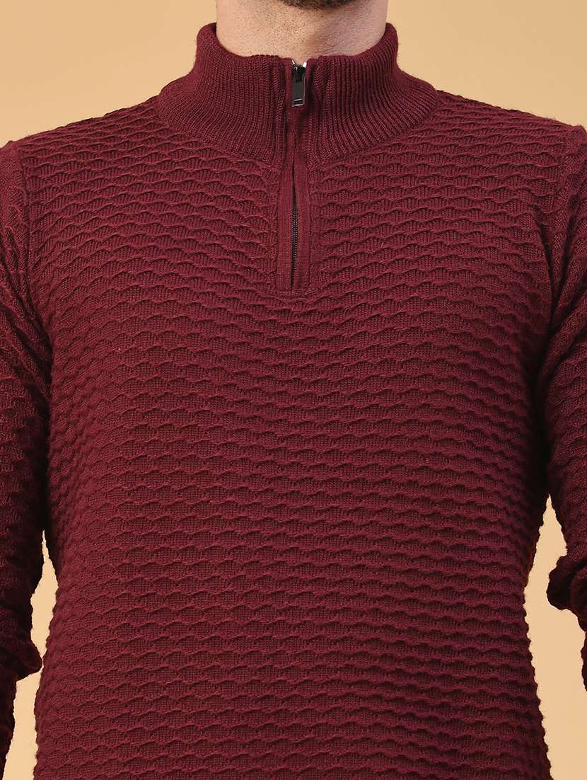 men self design long sleeve regular fit pullover  - 22250994 -  Standard Image - 5