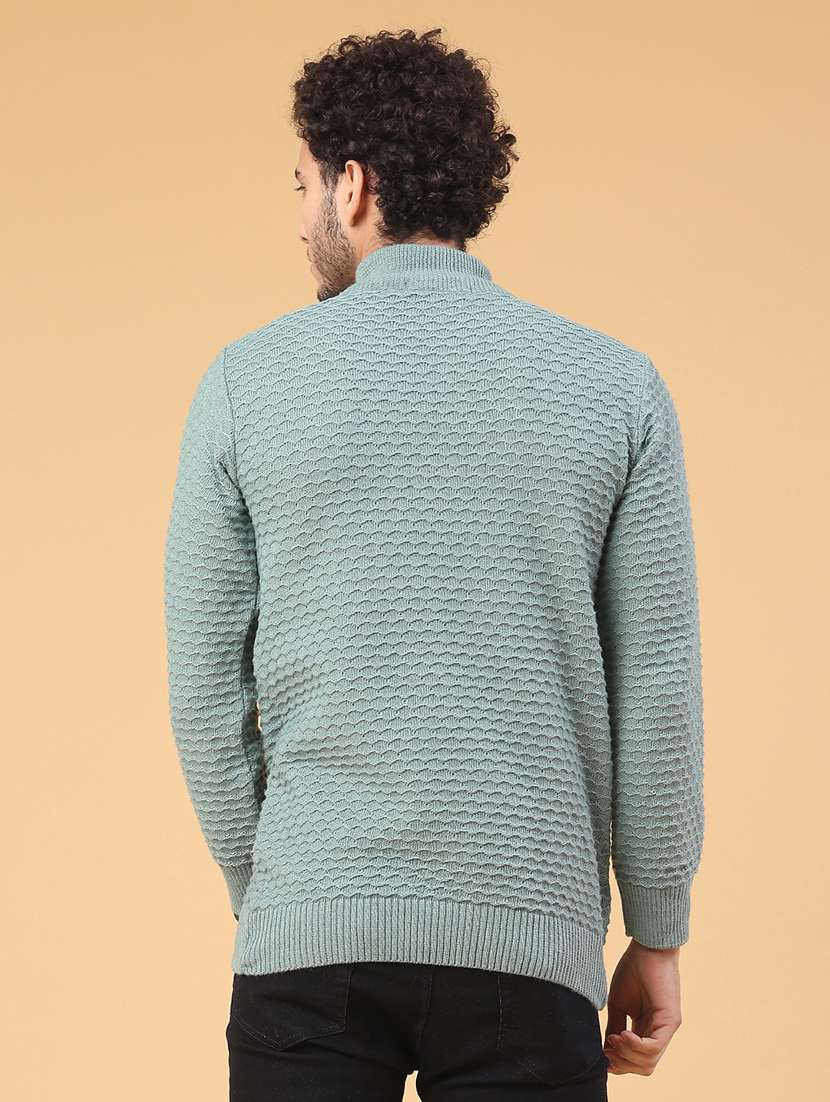 men self design long sleeve regular fit pullover  - 22250996 -  Standard Image - 3