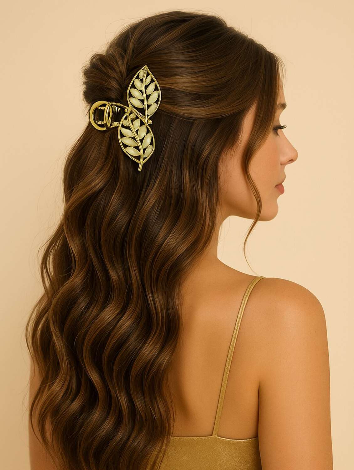 women embellished claw clip