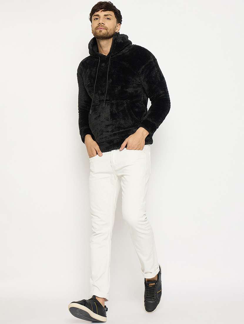 men solid long sleeve regular fit sweatshirt - 22251430 -  Standard Image - 3