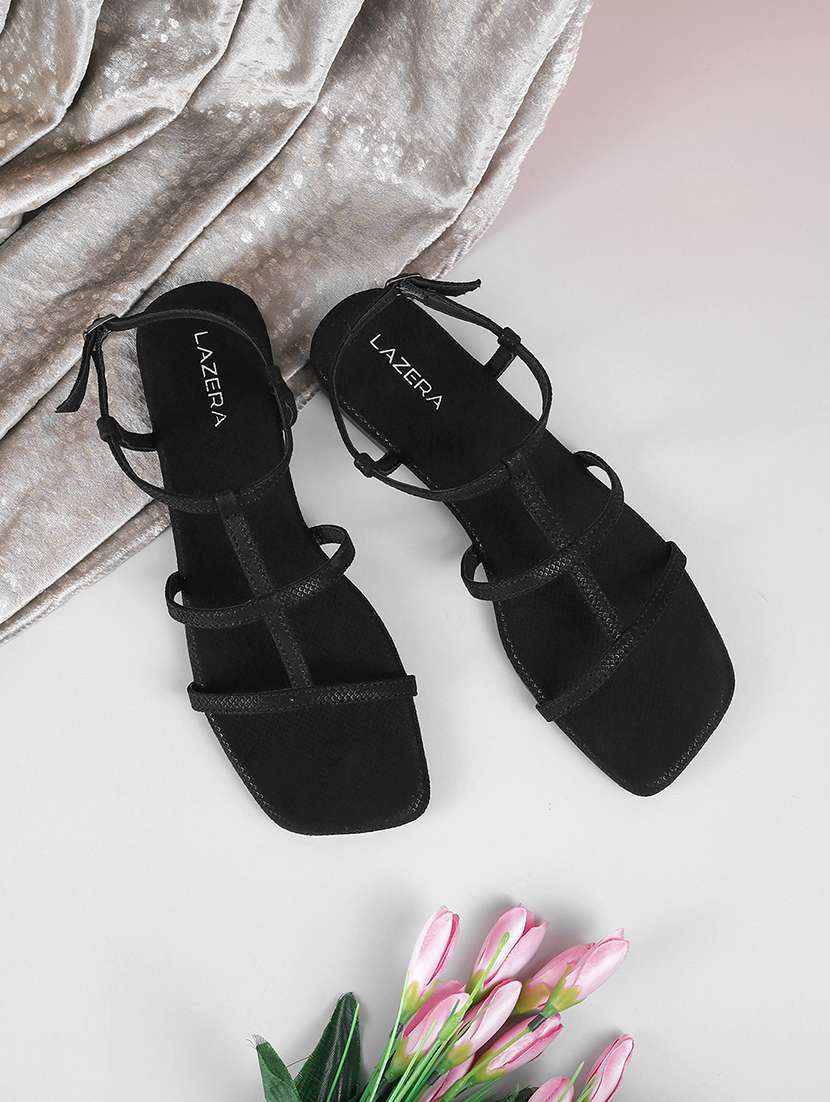 women slip on flat sandal