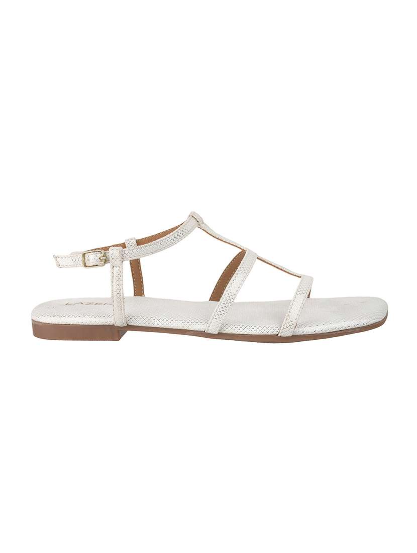 women solid back strap flat sandal - 22251753 -  Standard Image - 3