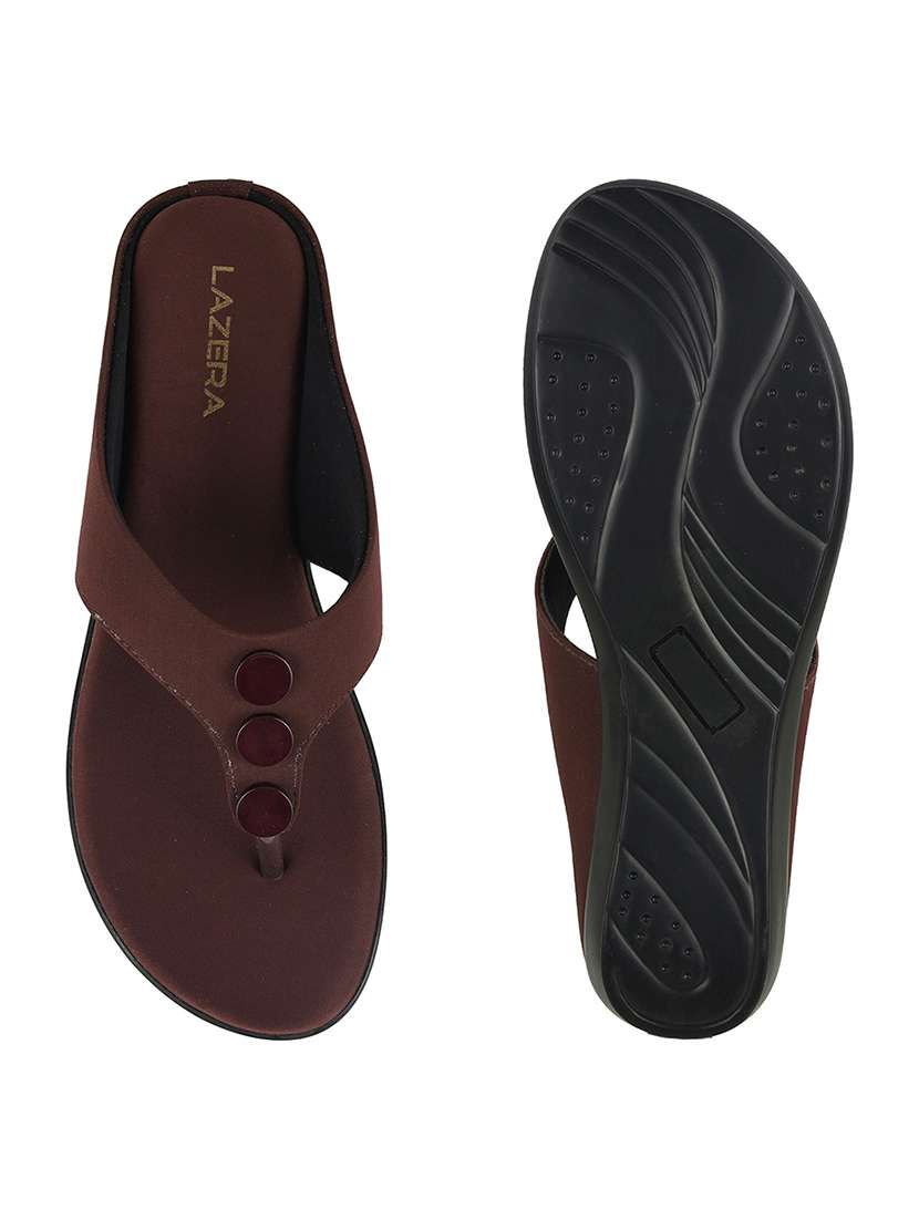 women solid slip on wedge - 22251774 -  Standard Image - 5