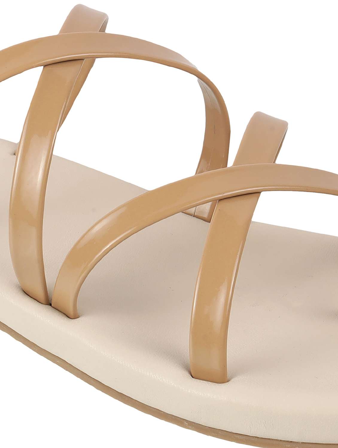 women solid slip on flat sandal - 22251792 -  Standard Image - 5