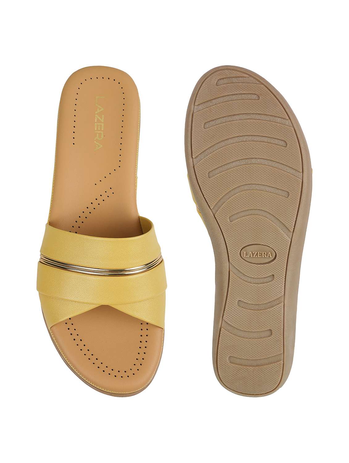 women solid slip on flat sandal - 22251793 -  Standard Image - 5