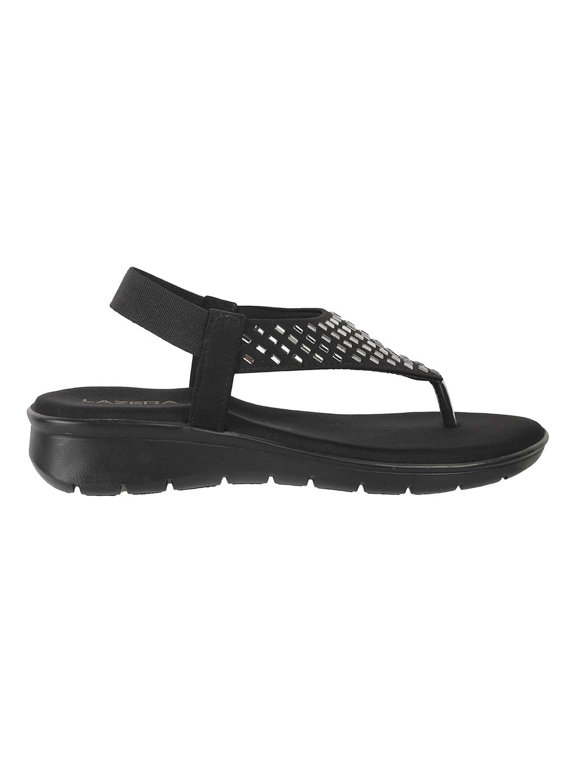 women embellished back strap flat sandal - 22251794 -  Standard Image - 3