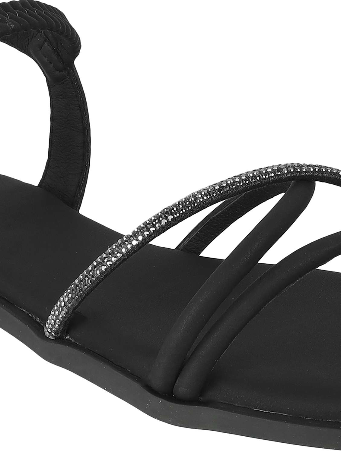 women embellished back strap flat sandal - 22251798 -  Standard Image - 5