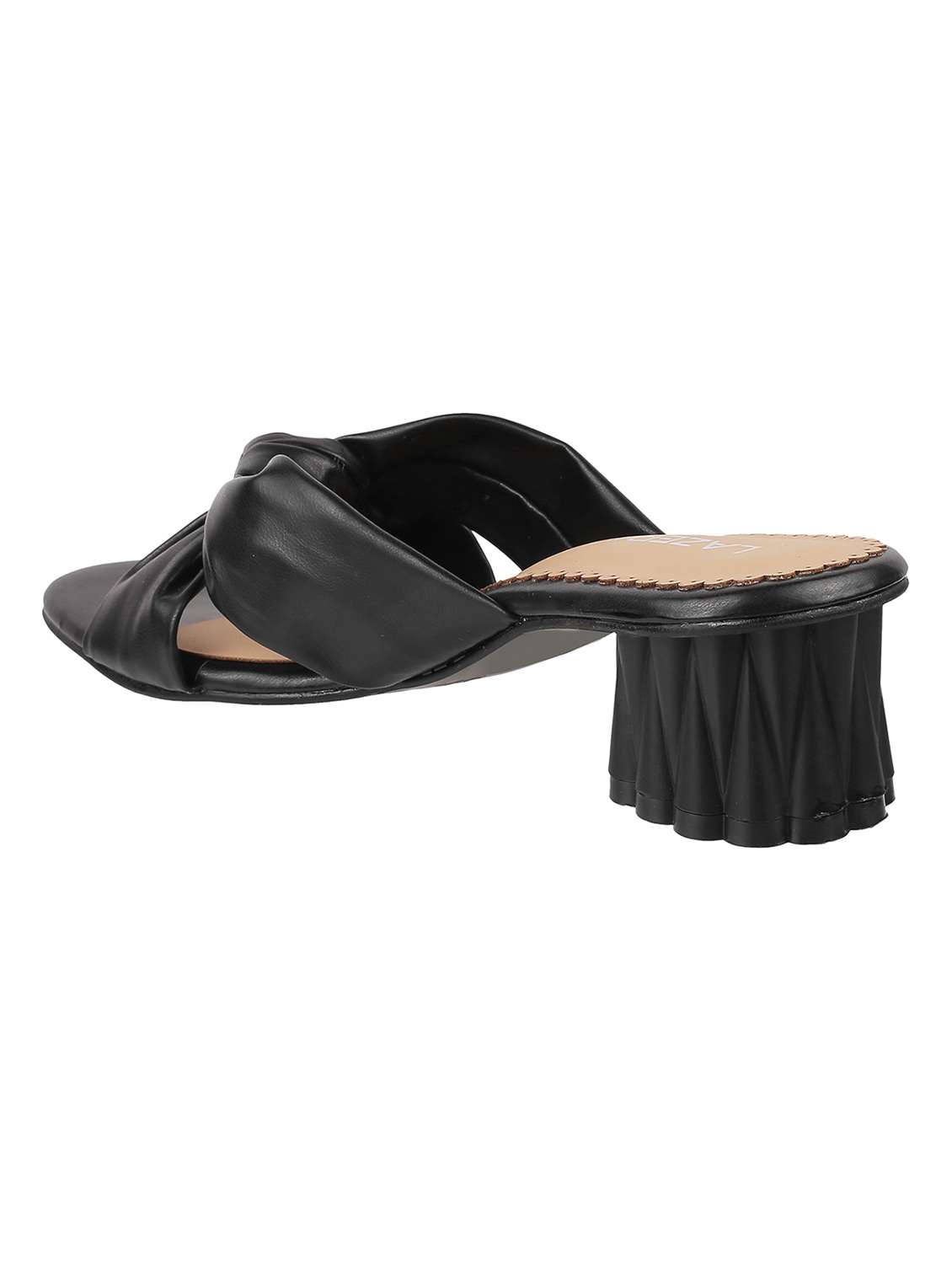 women slip on block heel sandal - 22251910 -  Standard Image - 3