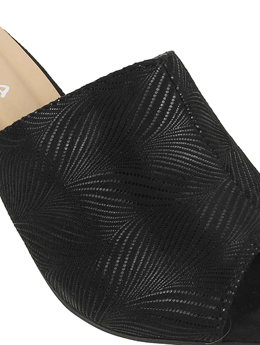 women slip on block heel sandal - 22251917 -  Standard Image - 5