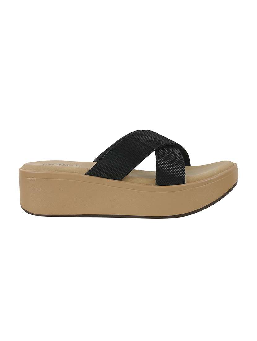 women solid platform wedges - 22251925 -  Standard Image - 3