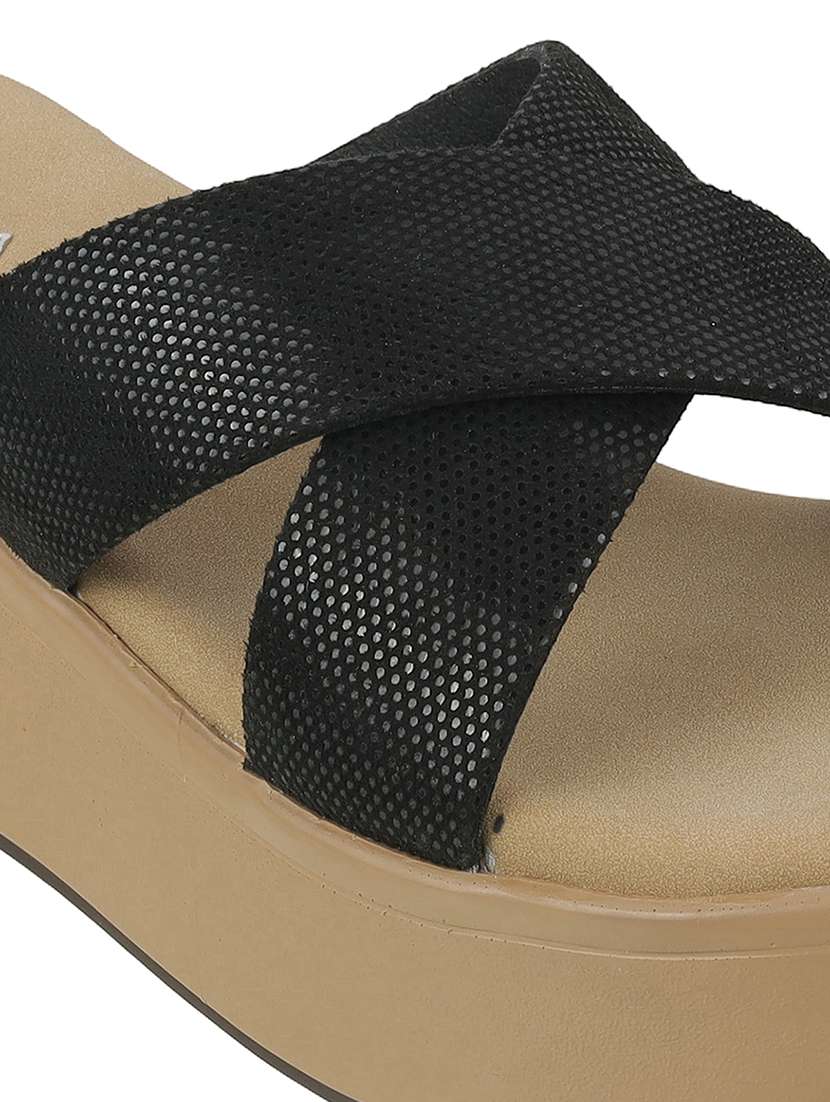 women solid platform wedges - 22251925 -  Standard Image - 5