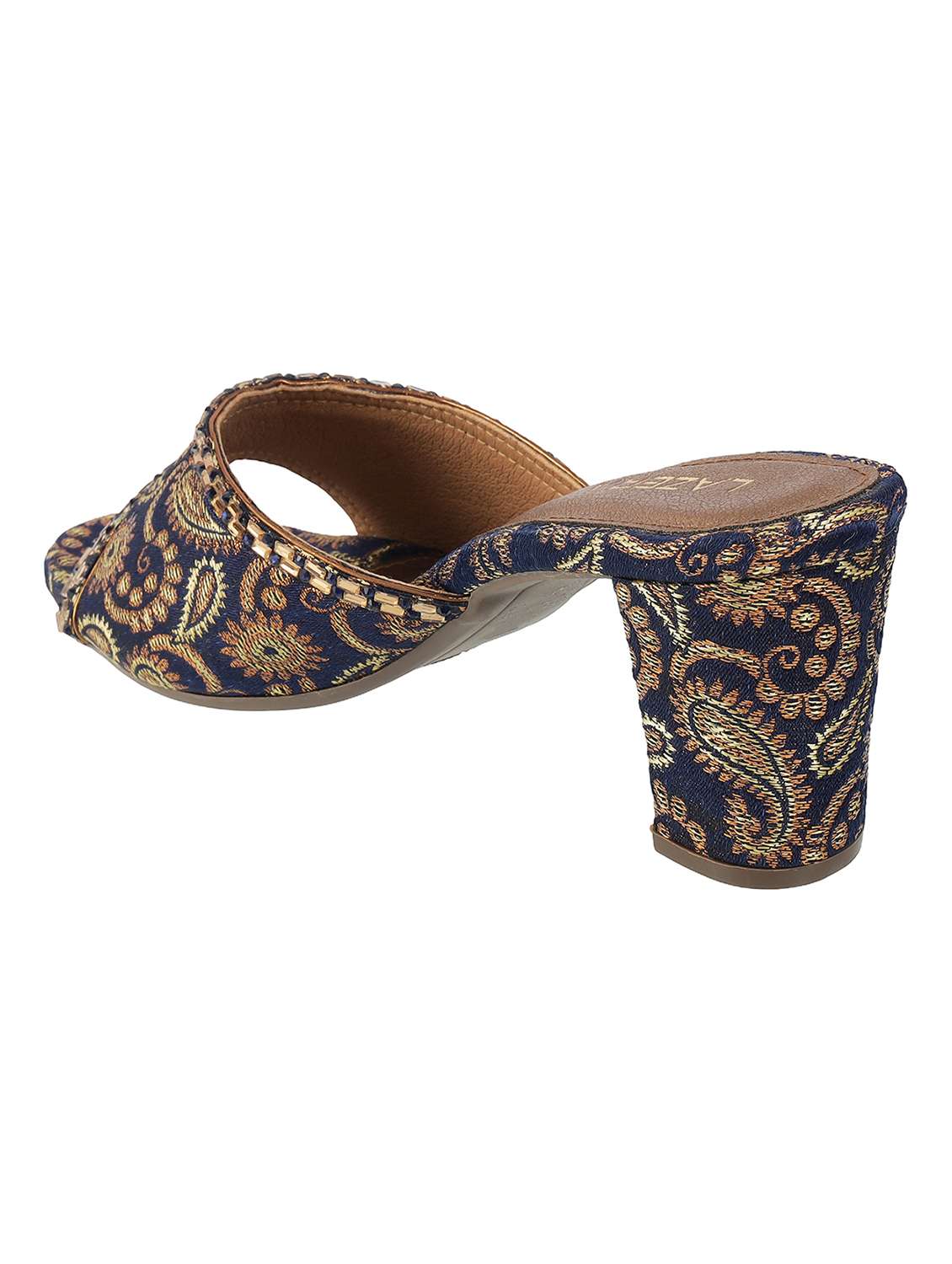 women slip on block heel sandal - 22251935 -  Standard Image - 3